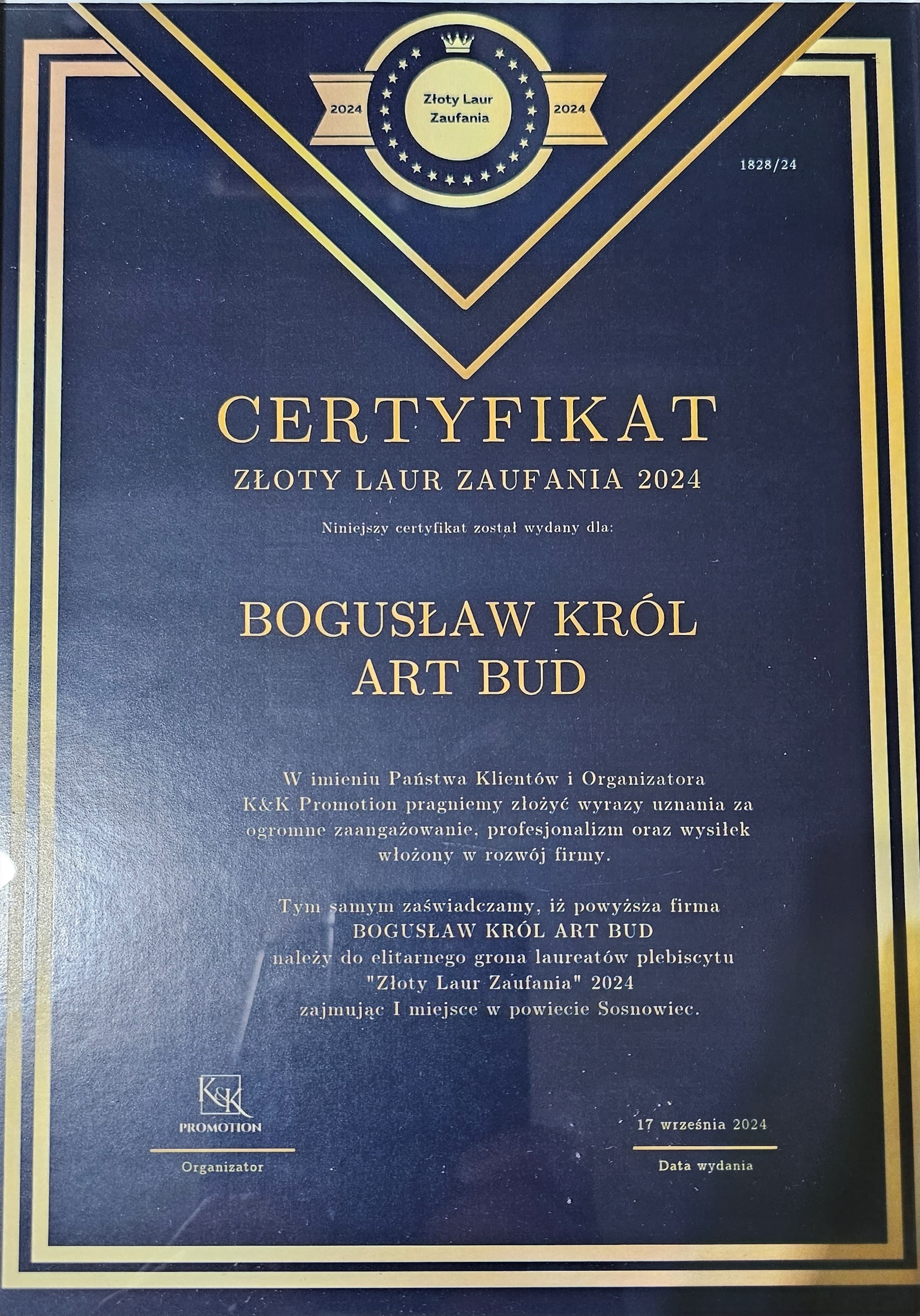 Certyfikat 2